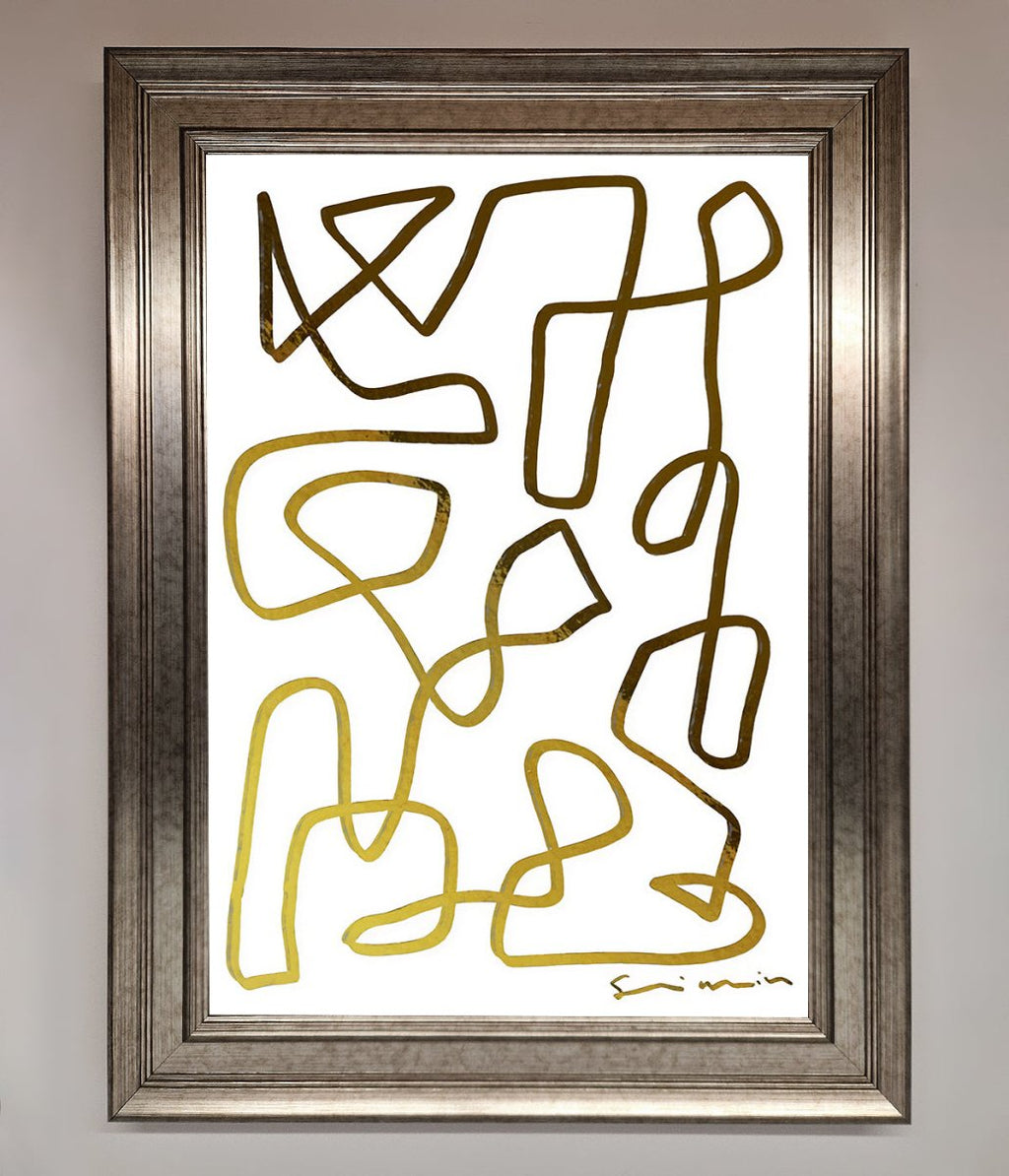 Line Squiggle Foil Print-1