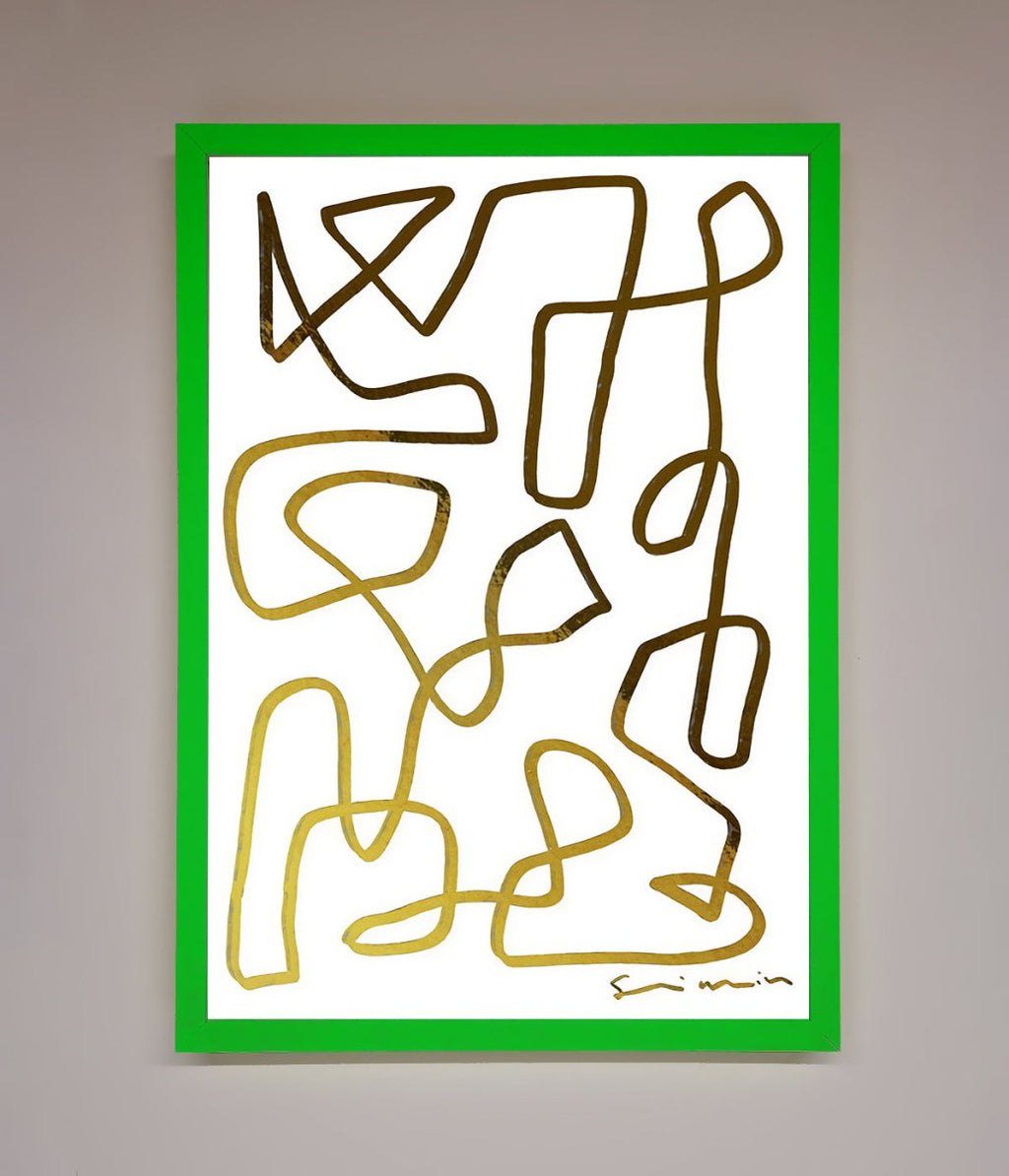 Line Squiggle Foil Print-11
