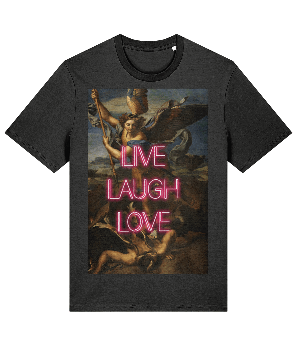 Live Laugh Love Quote Tee-2