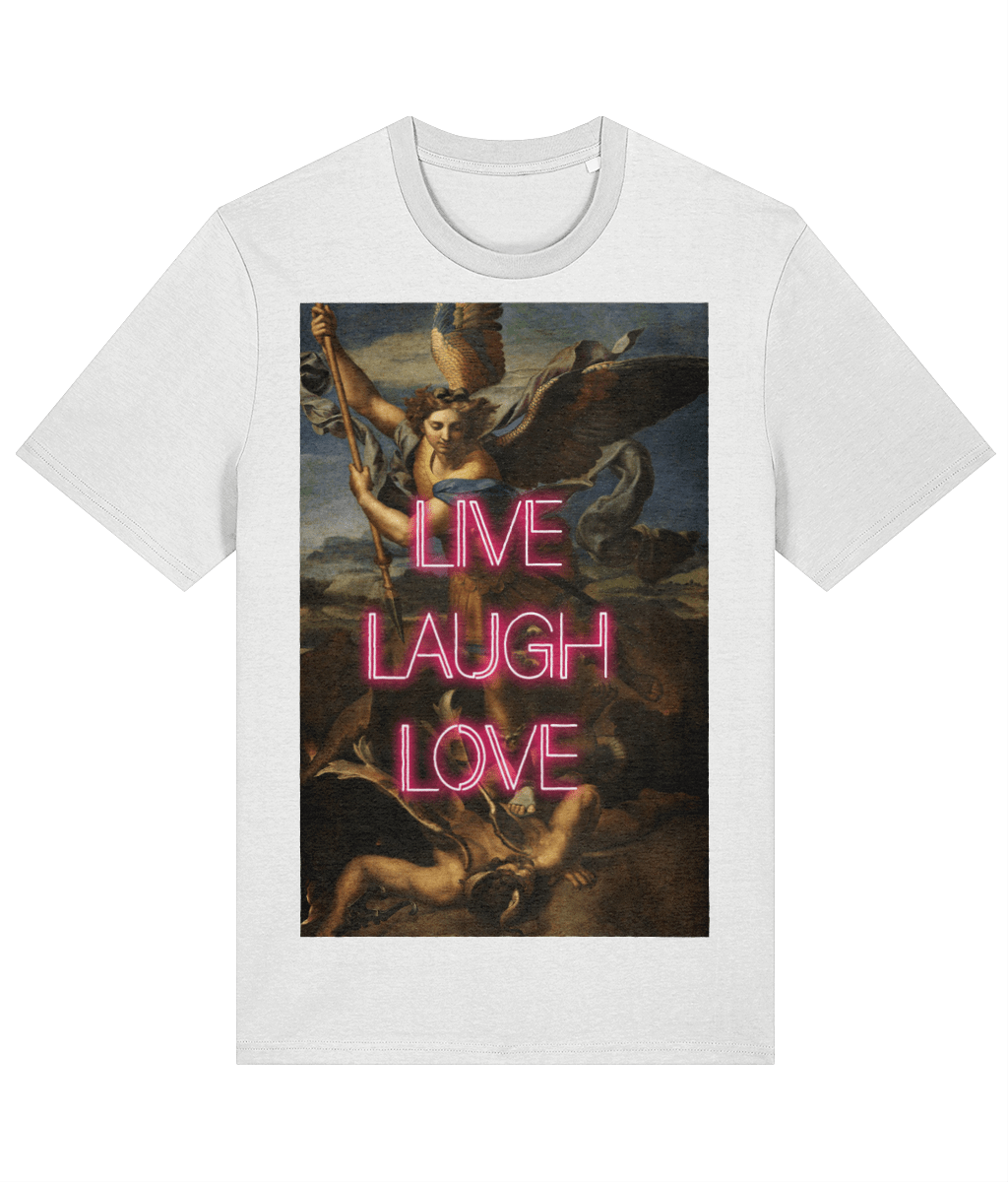 Live Laugh Love Quote Tee-1