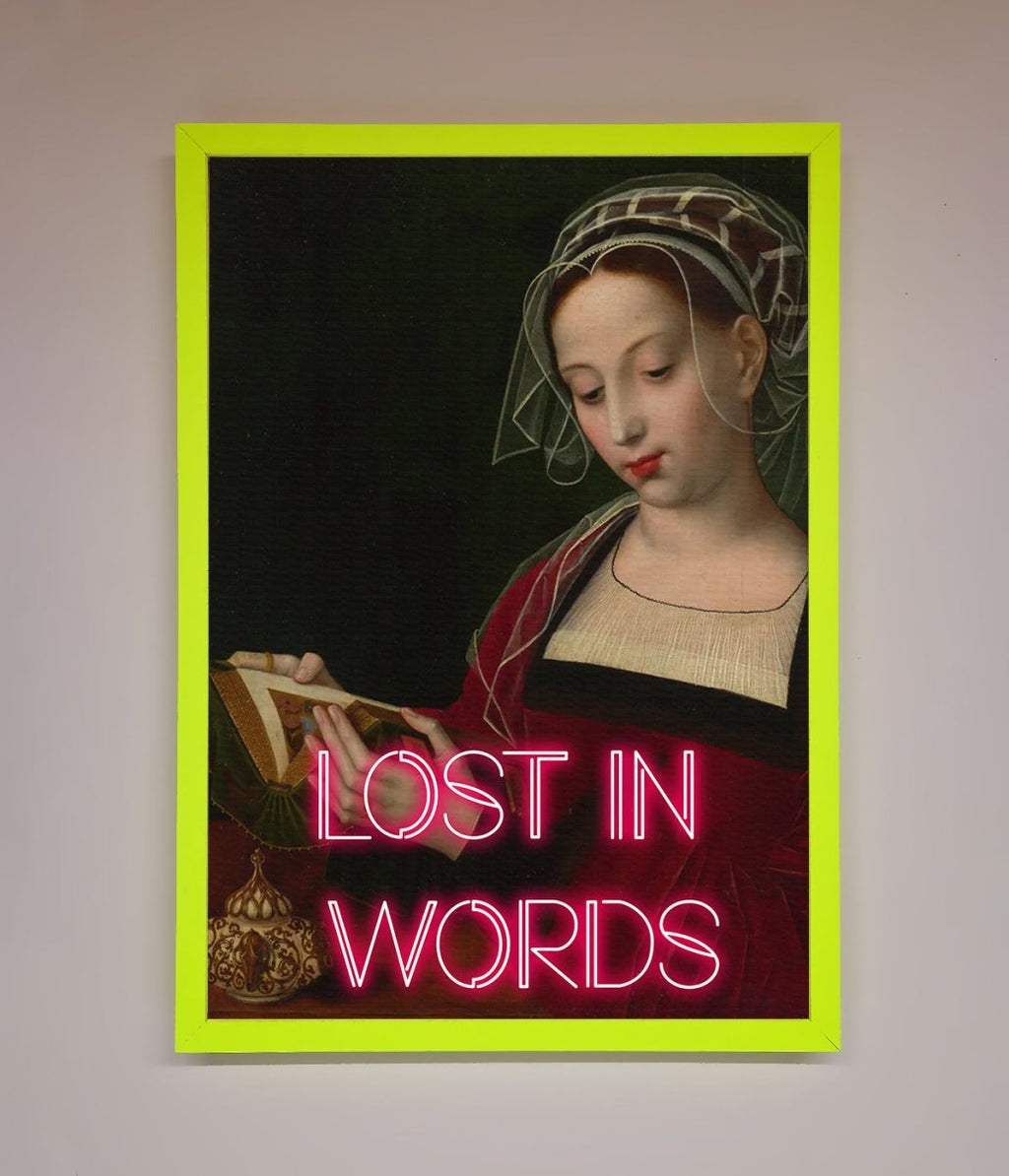 Lost In Words Medieval Framed Poster-7