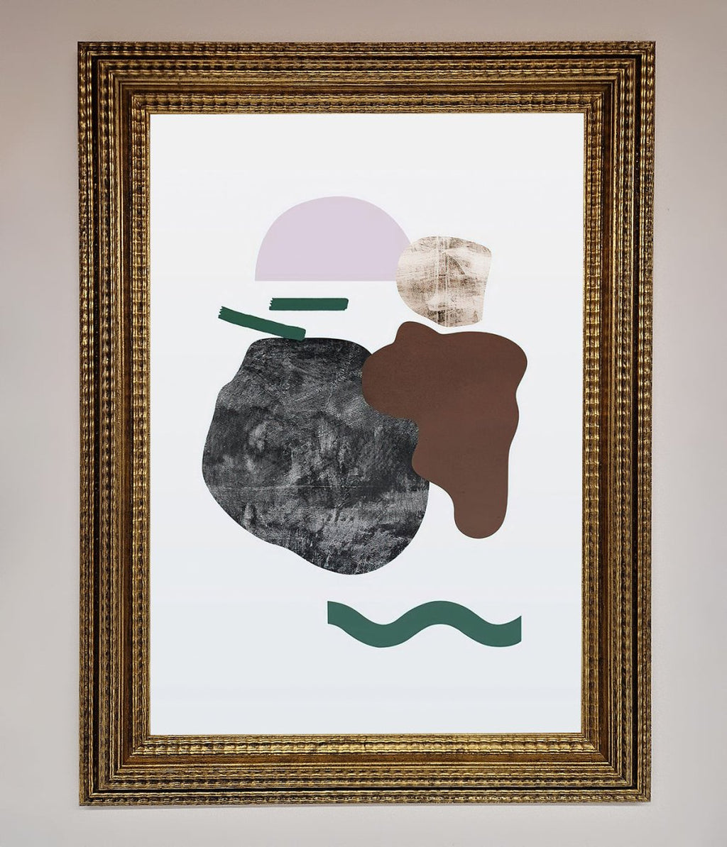Modern Splodge Framed Print-15