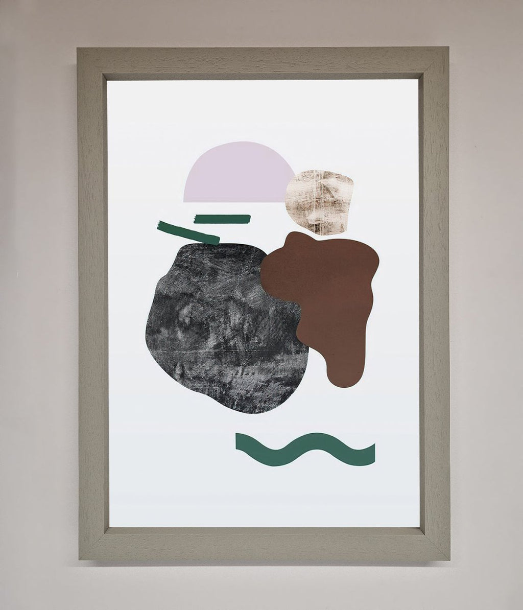Modern Splodge Framed Print-3
