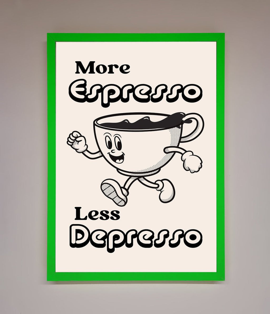 More Espresso Framed Print-9