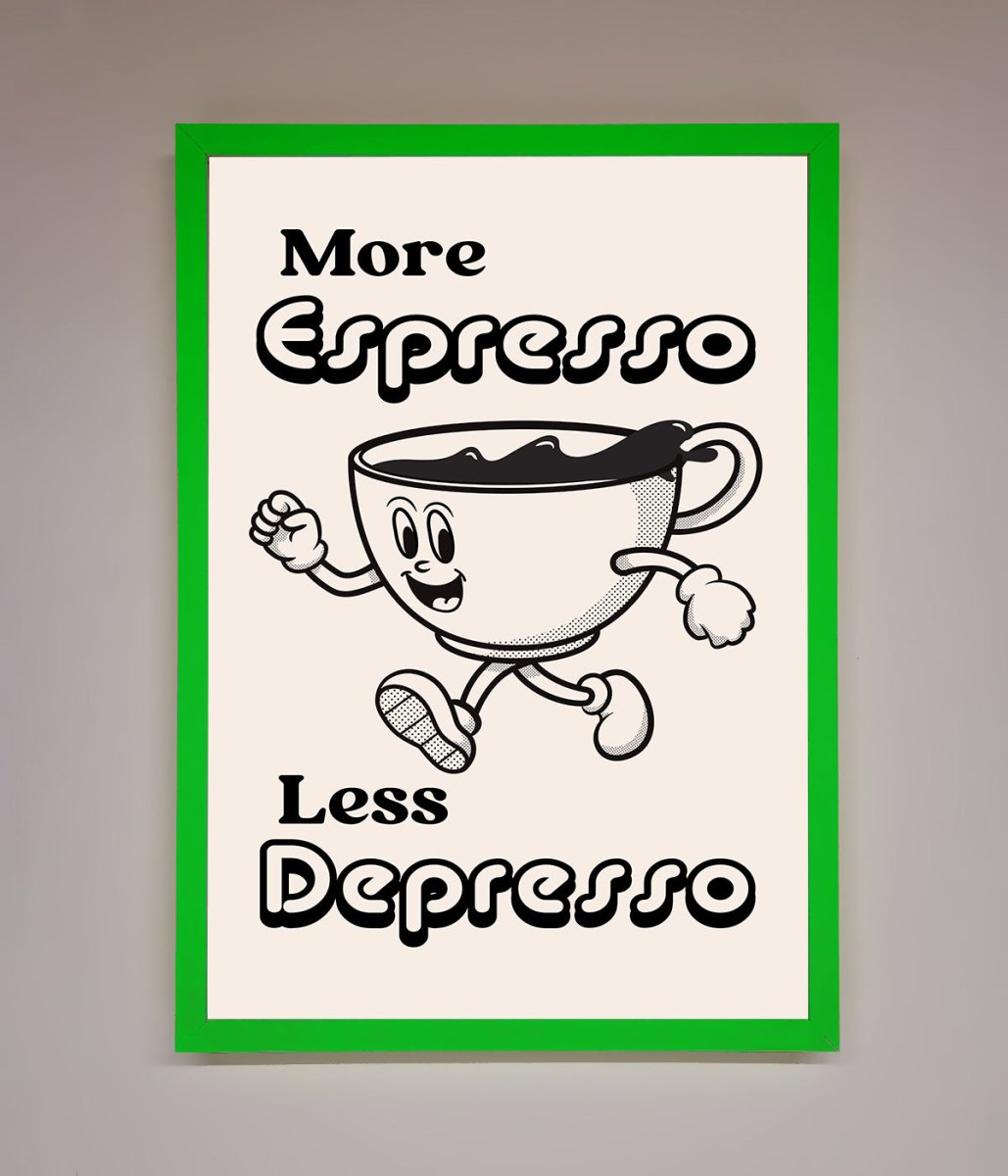 More Espresso Framed Print-9