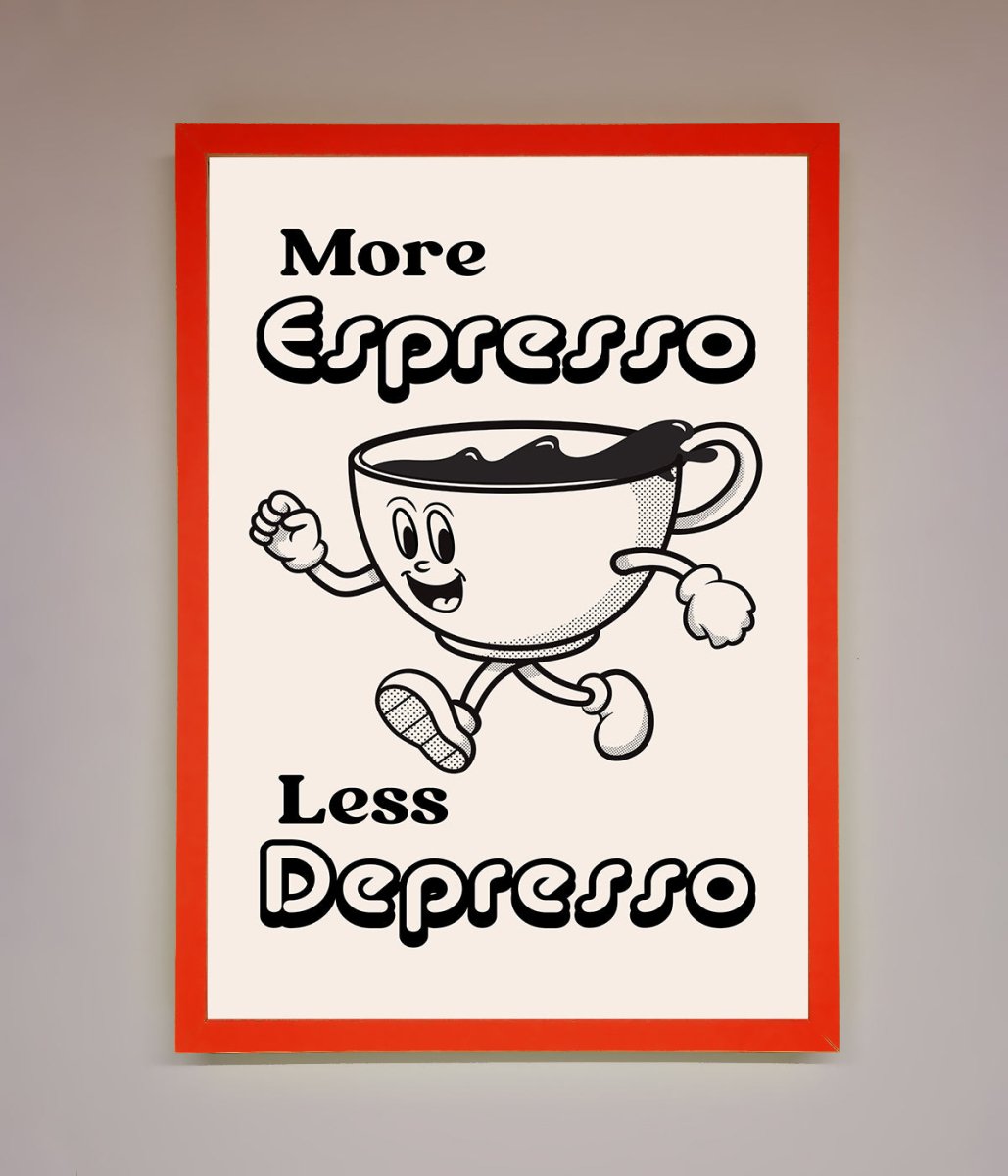More Espresso Framed Print-7
