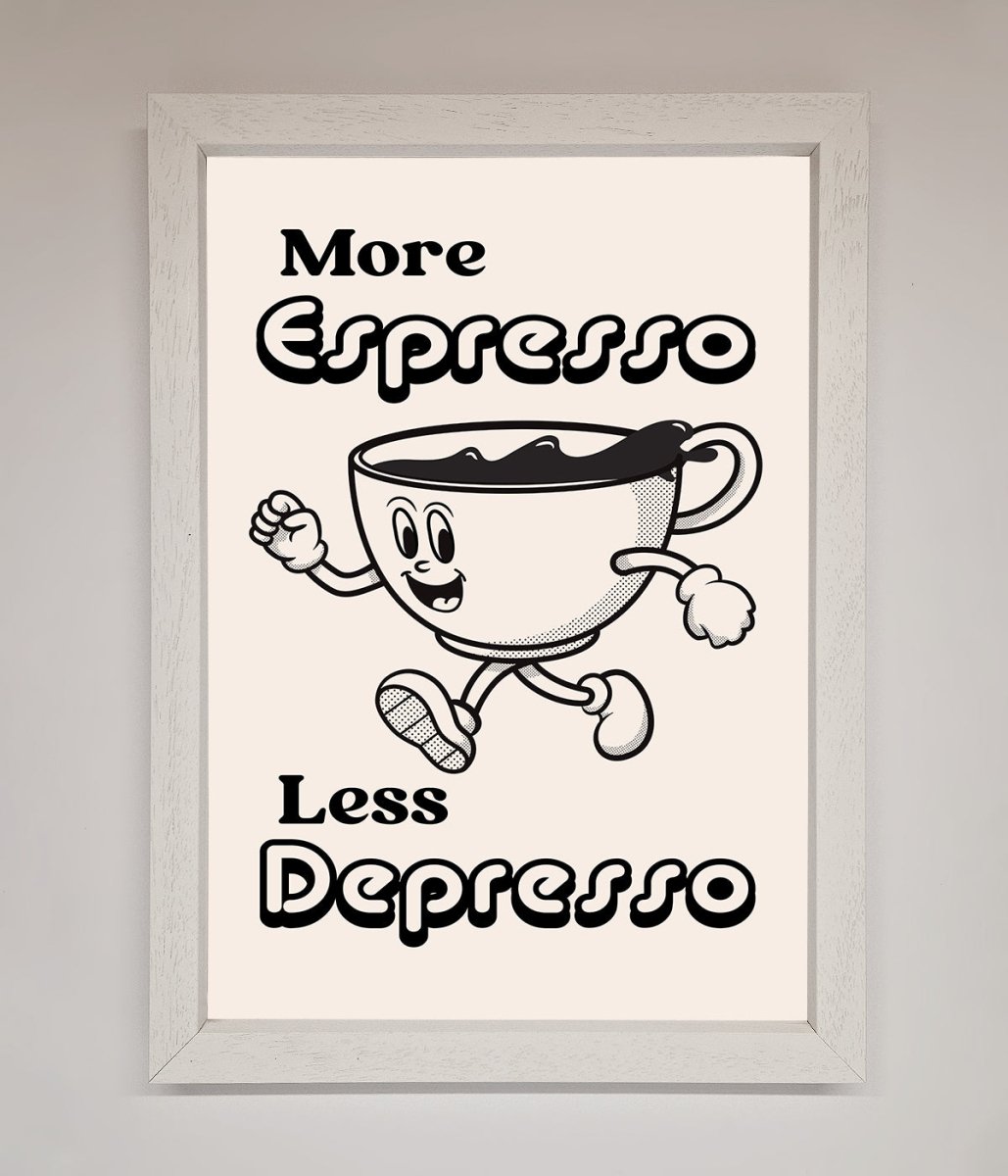 More Espresso Framed Print-1