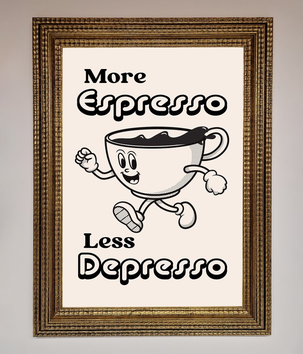 More Espresso Framed Print-10