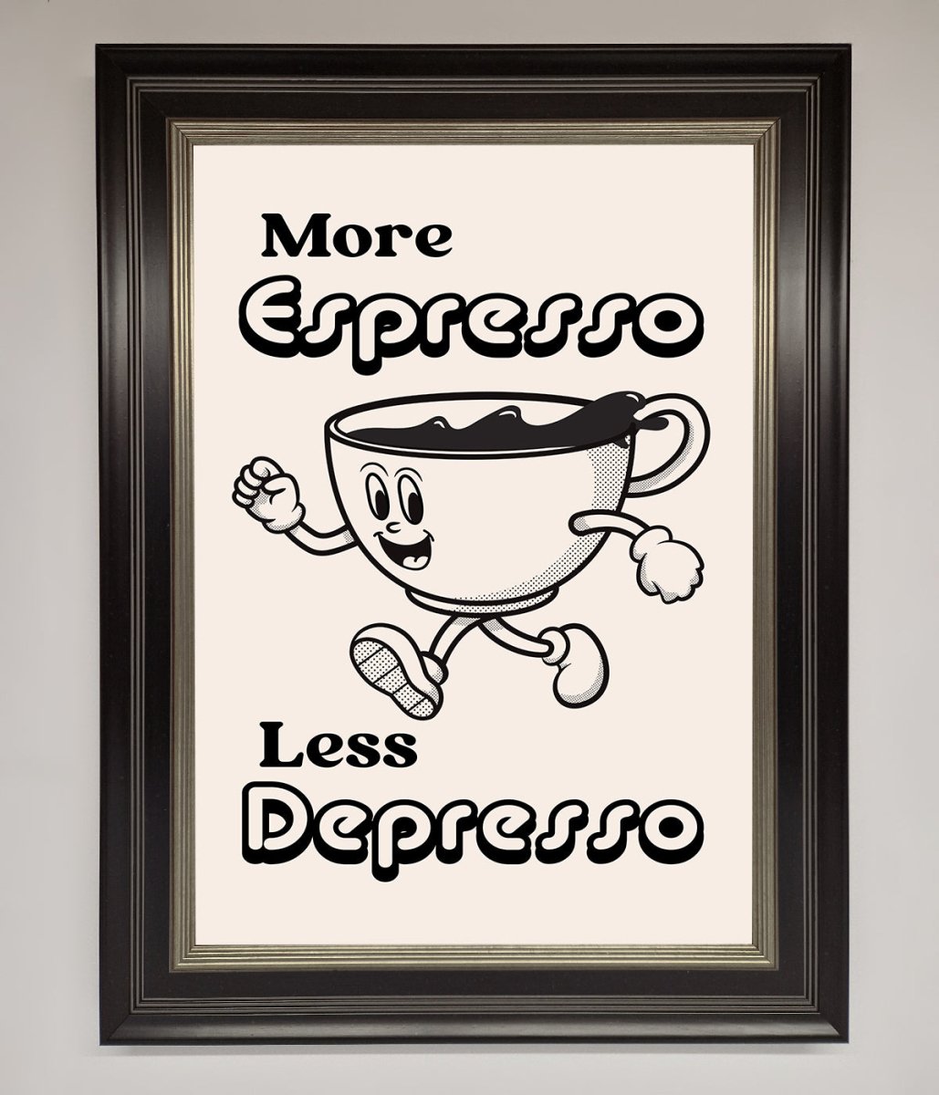More Espresso Framed Print-17