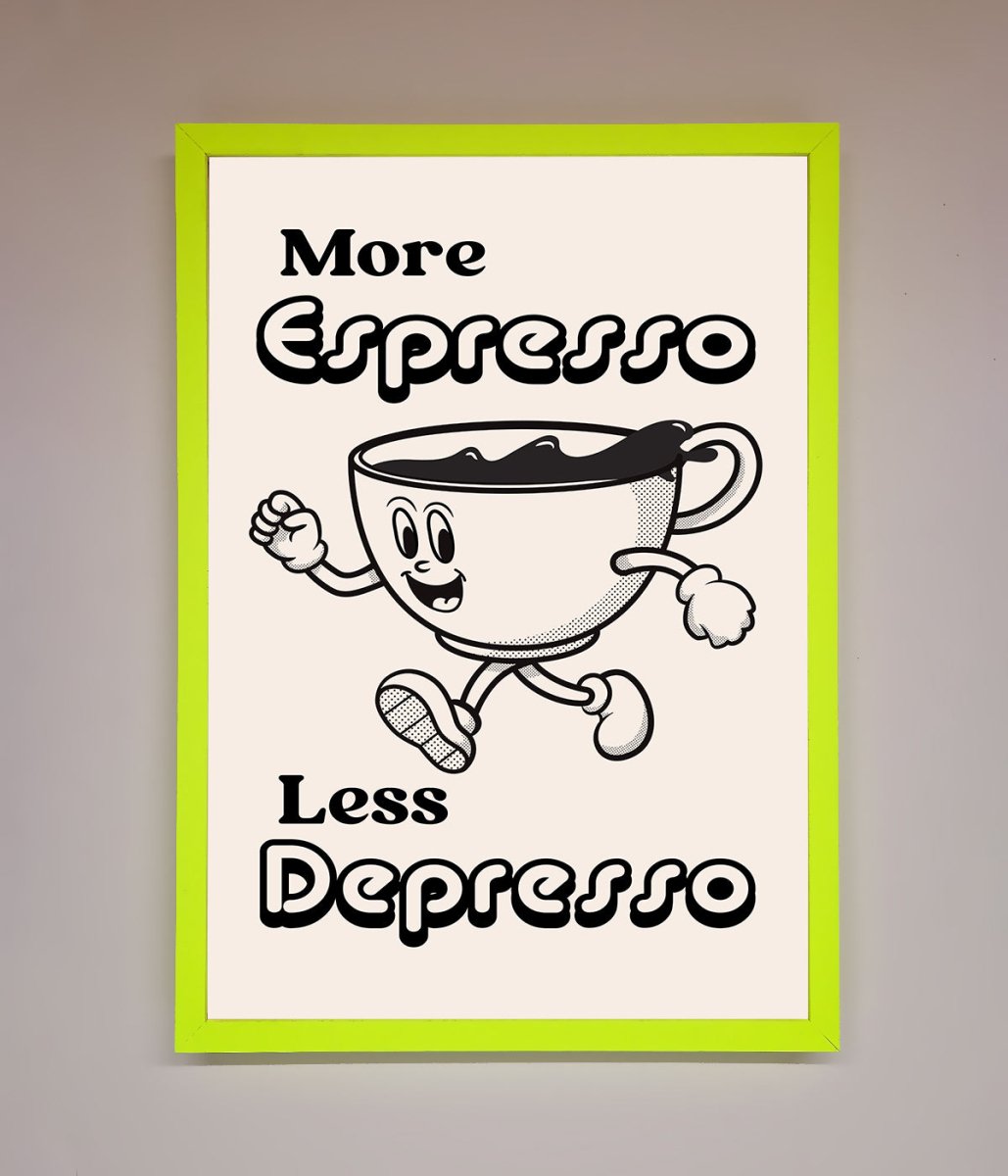 More Espresso Framed Print-8