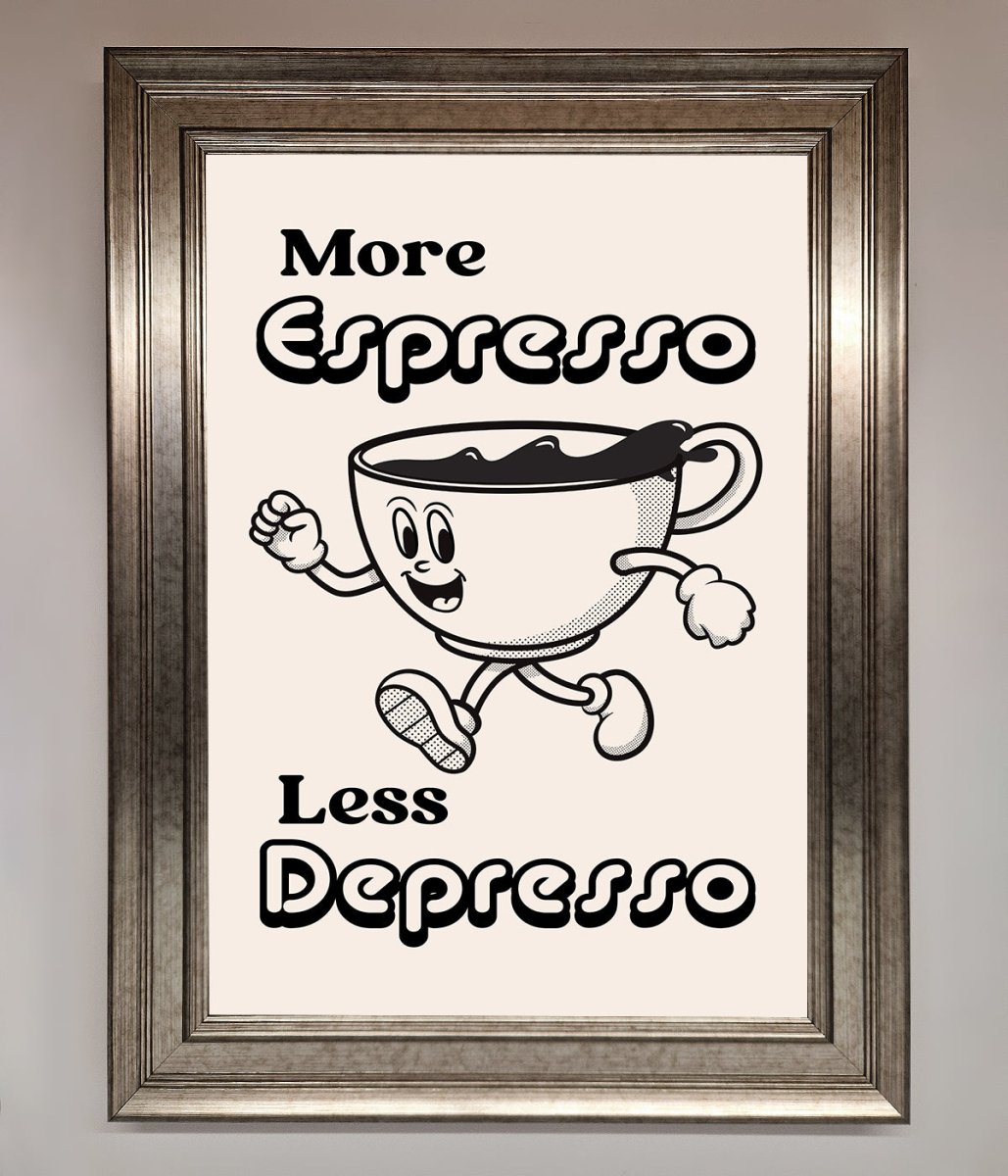 More Espresso Framed Print-15