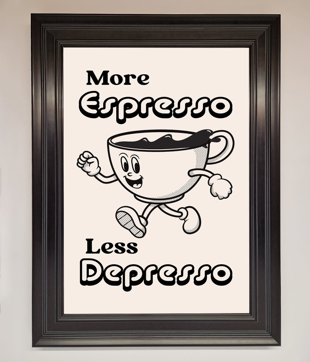 More Espresso Framed Print-16