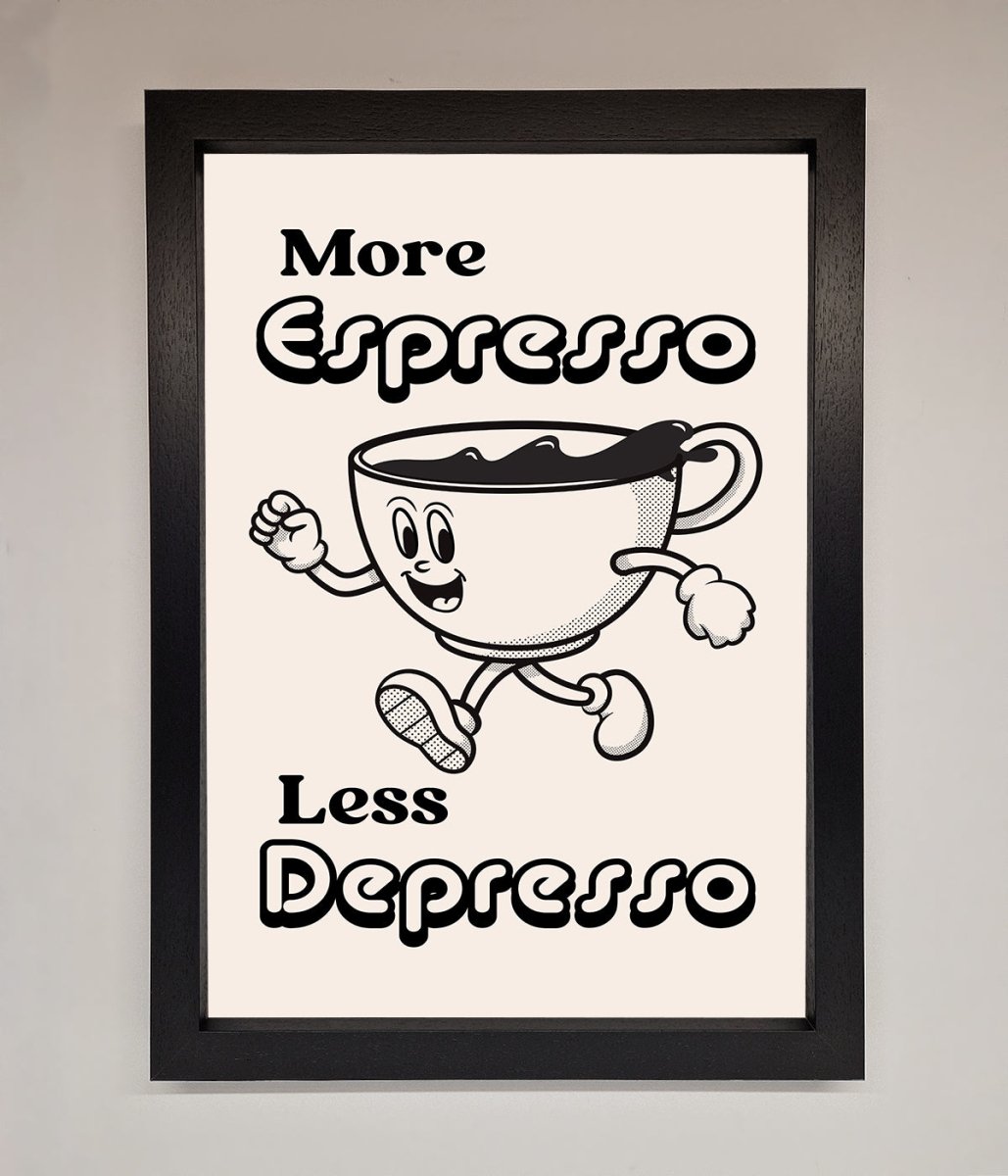 More Espresso Framed Print-0