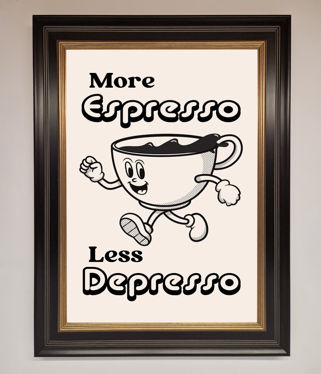 More Espresso Framed Print-18