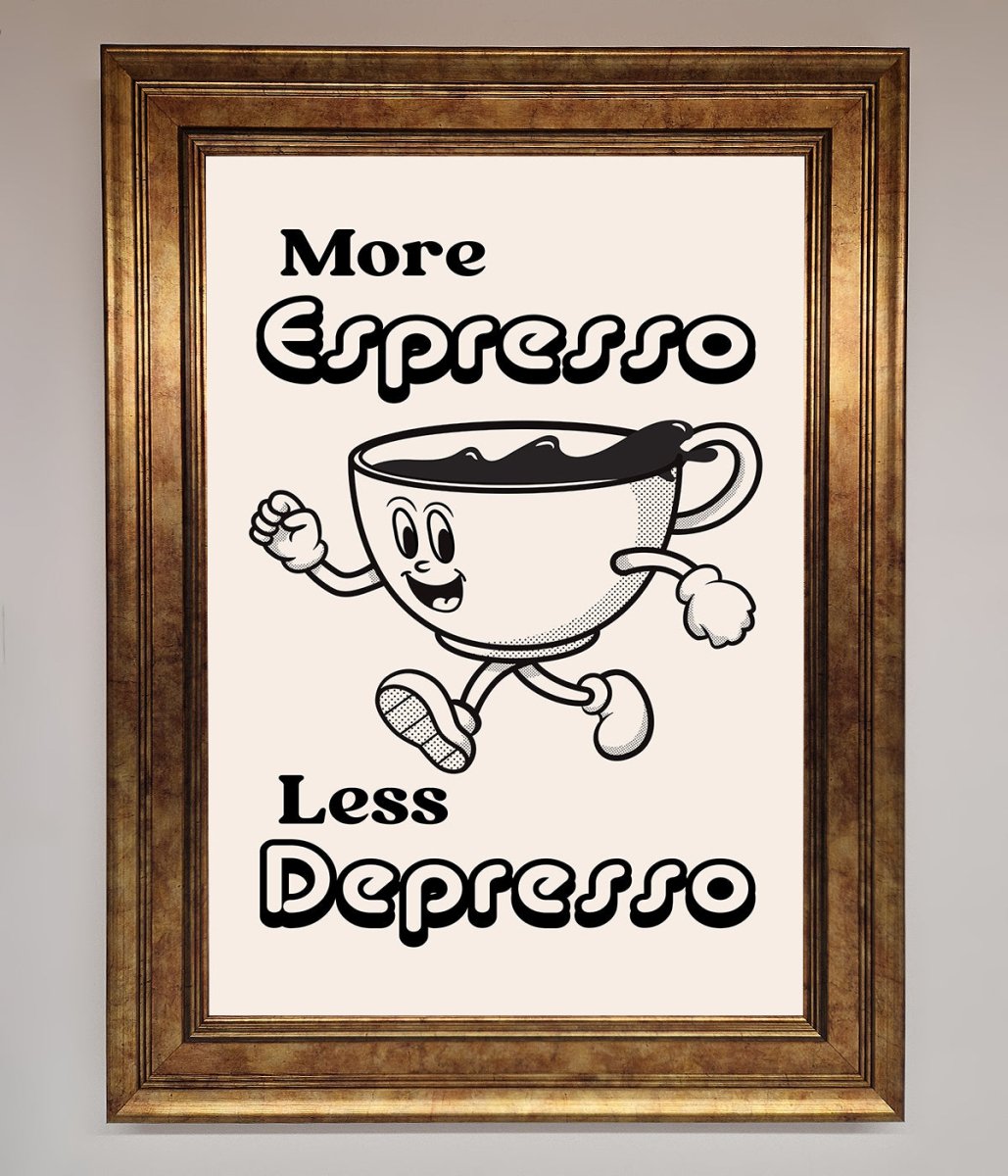 More Espresso Framed Print-13