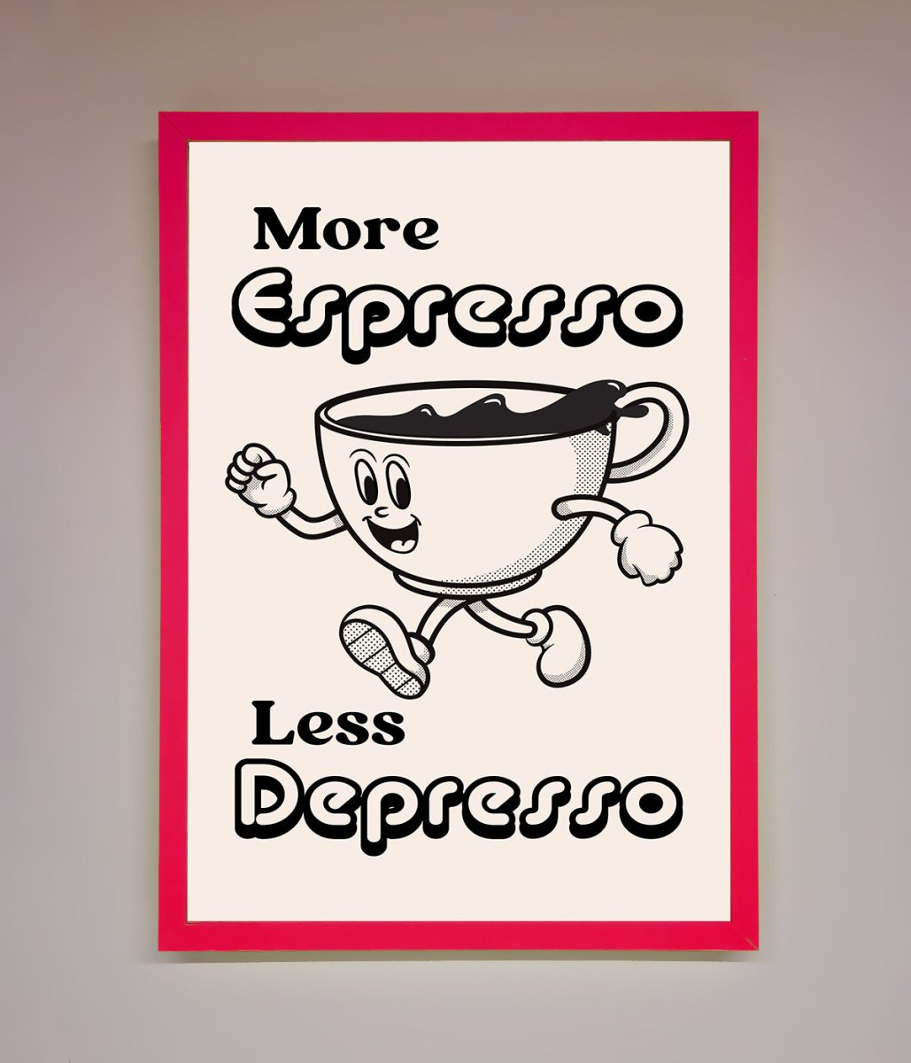 More Espresso Framed Print-5