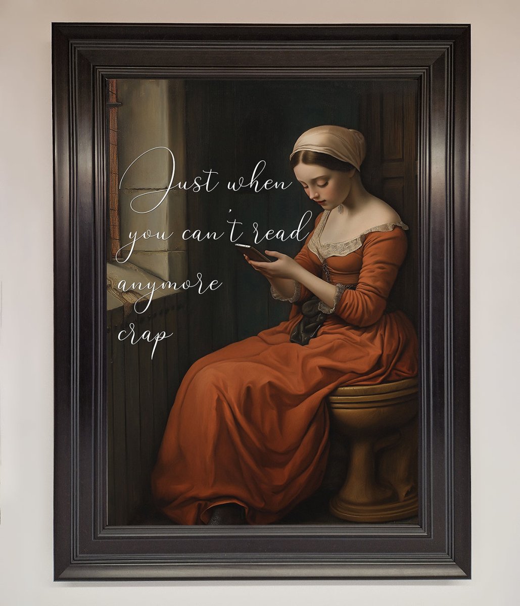 No More Crap Framed Poster-15