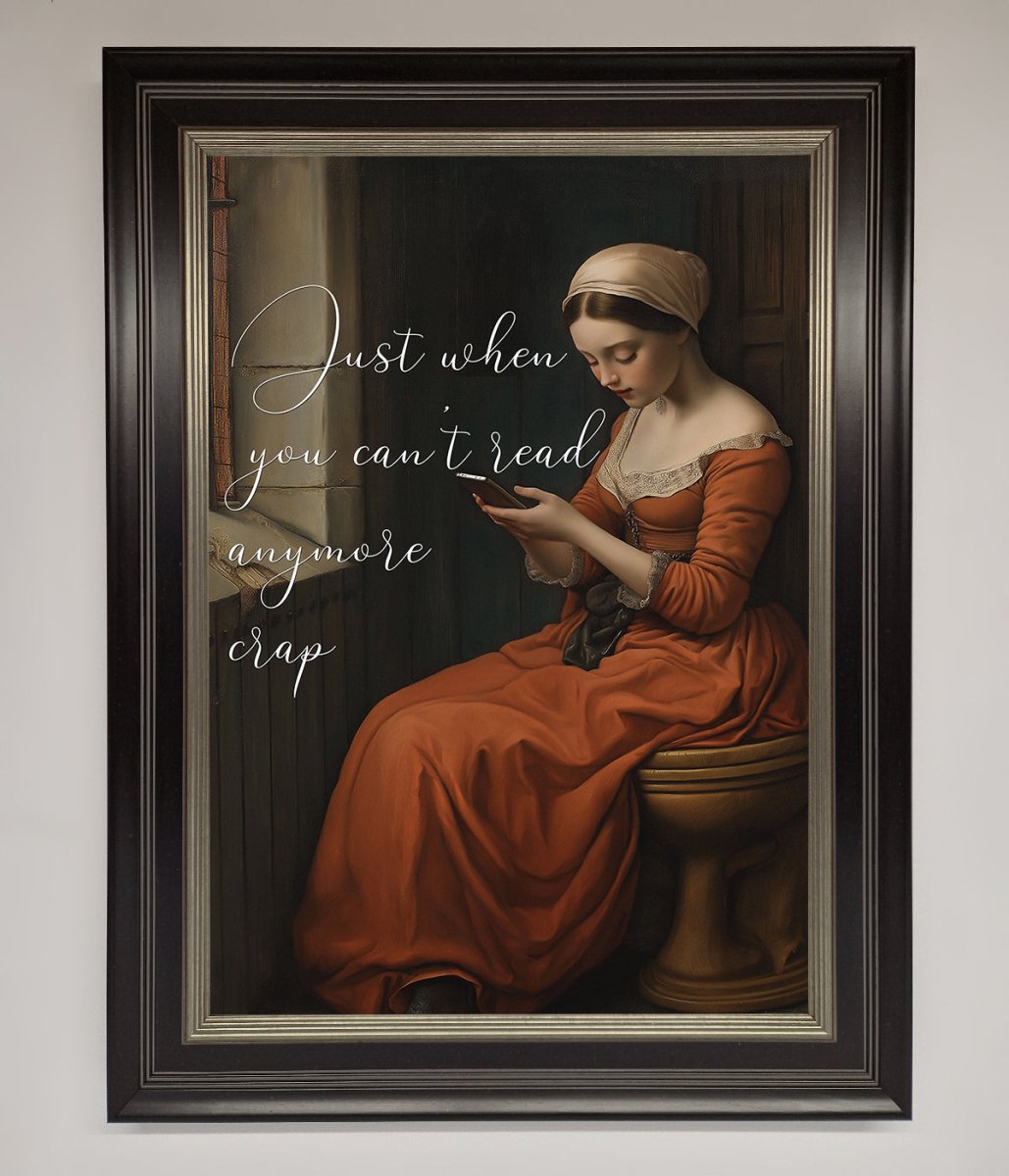 No More Crap Framed Poster-16