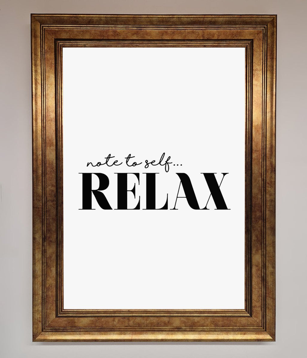 Not to Self Motivational quote Framed Wall Art-7