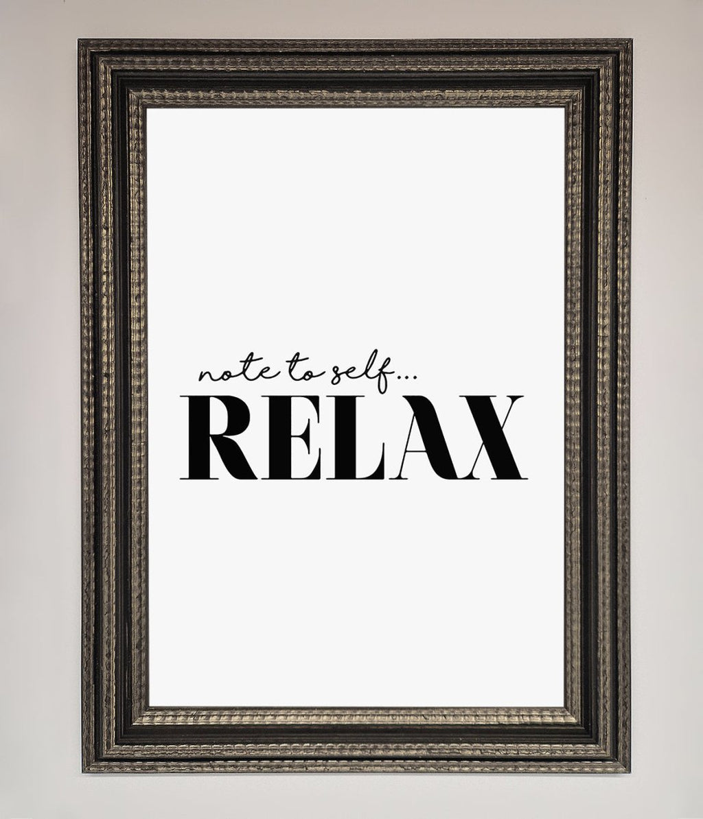 Not to Self Motivational quote Framed Wall Art-17