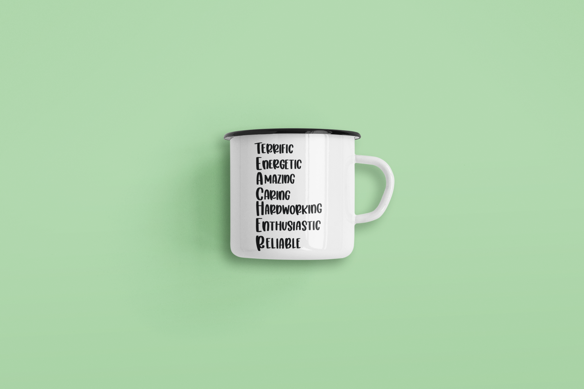 Teacher Adjectives Teacher Mug-0