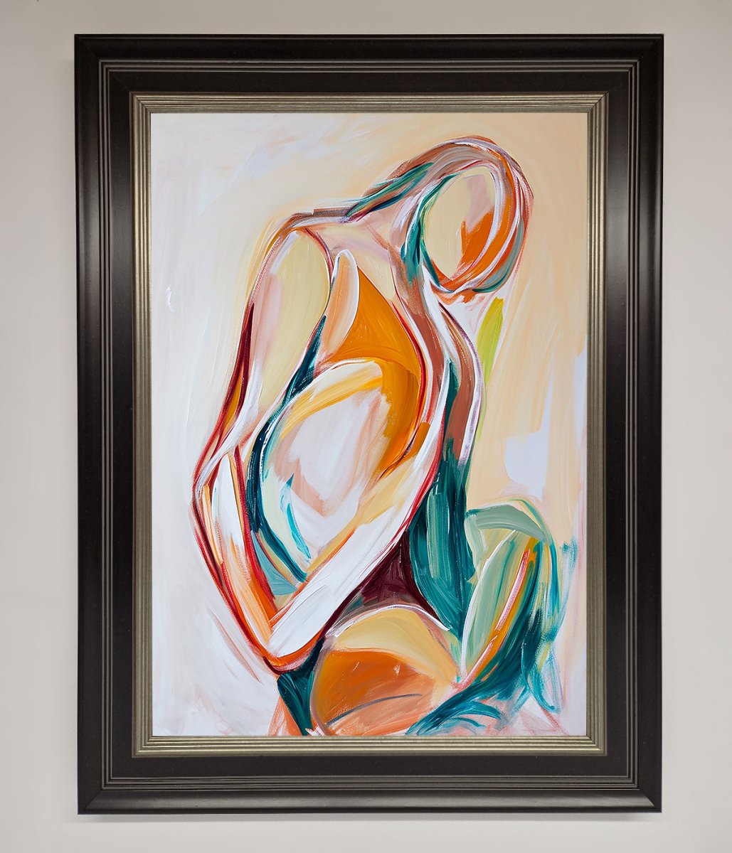 Pain Stroke Embrace Framed Poster-8