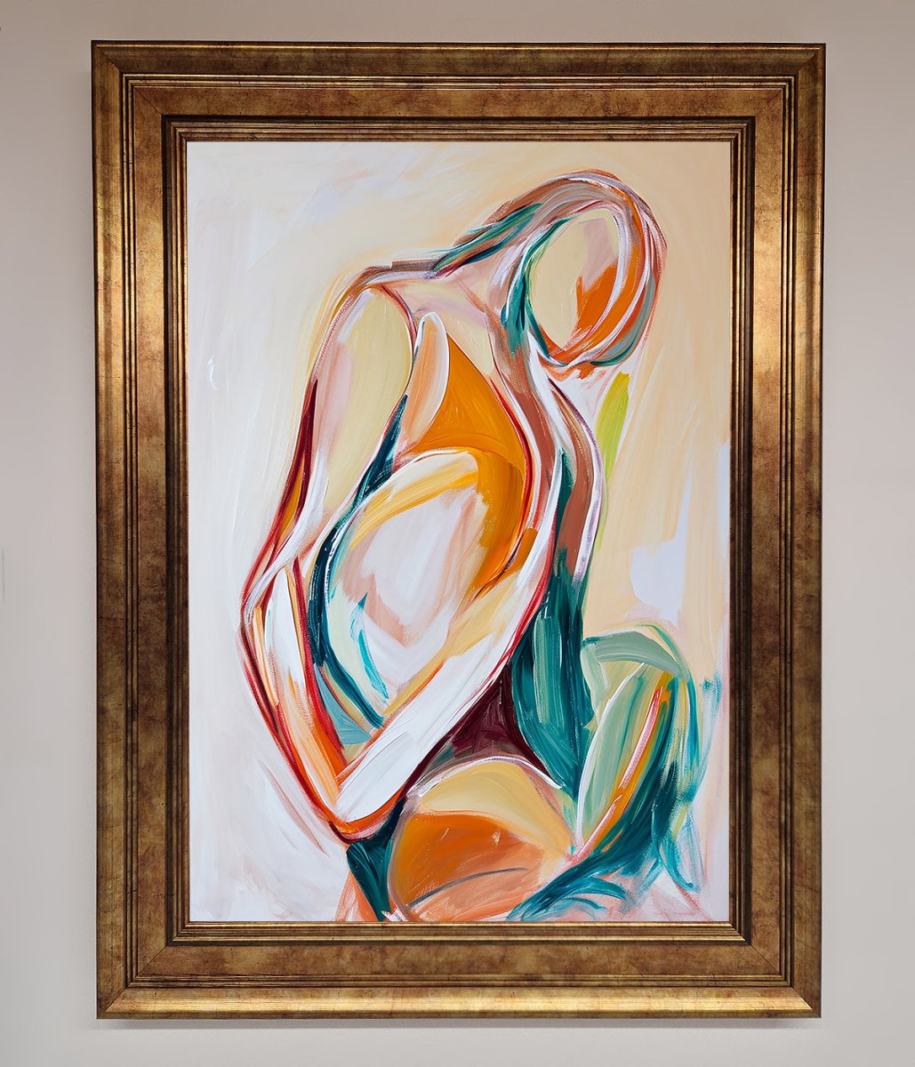Pain Stroke Embrace Framed Poster-7