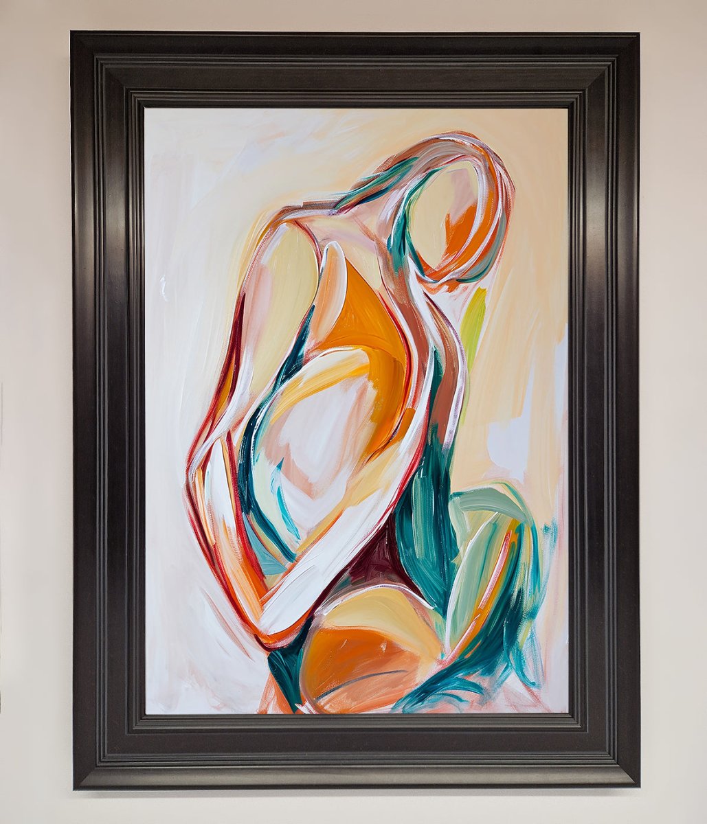Pain Stroke Embrace Framed Poster-6