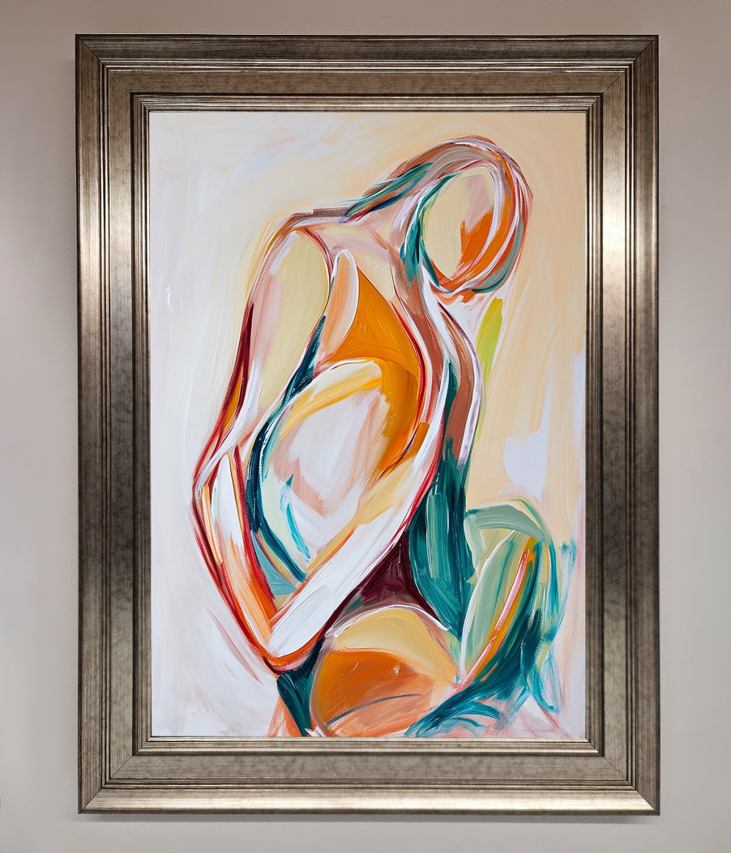 Pain Stroke Embrace Framed Poster-5