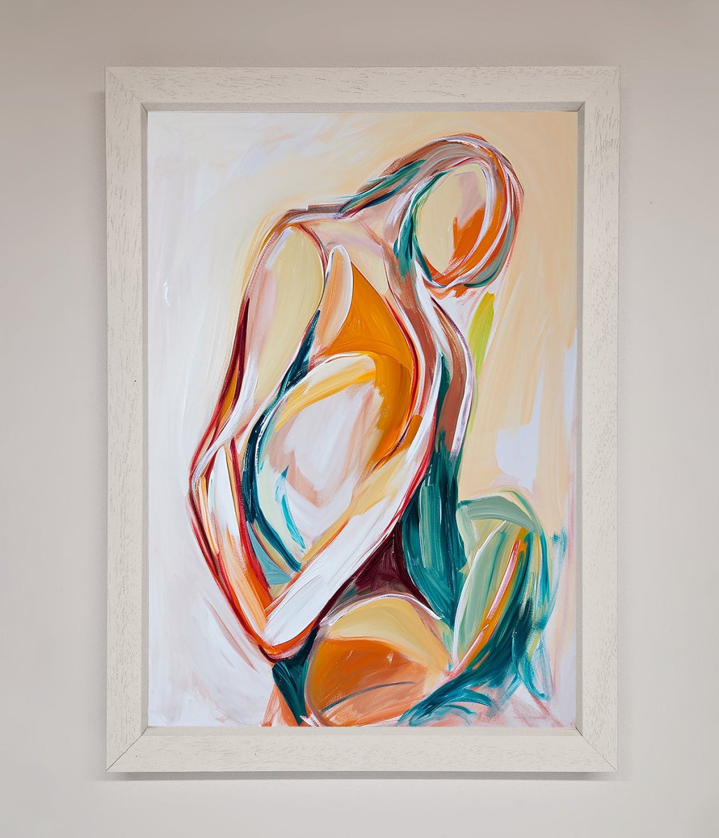 Pain Stroke Embrace Framed Poster-2
