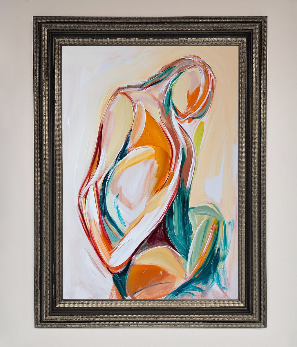 Pain Stroke Embrace Framed Poster-17