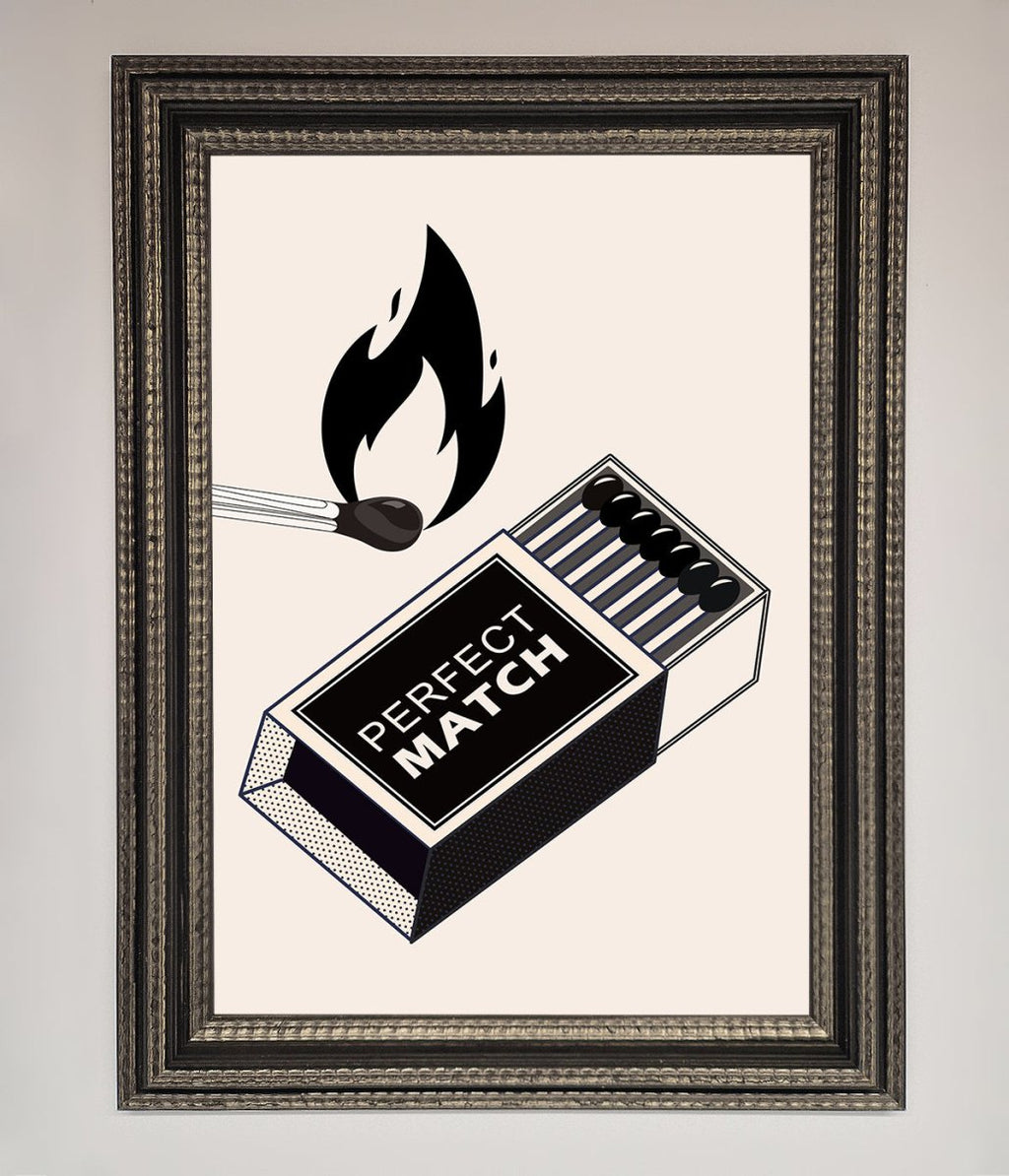 Perfect Match Framed Print-14