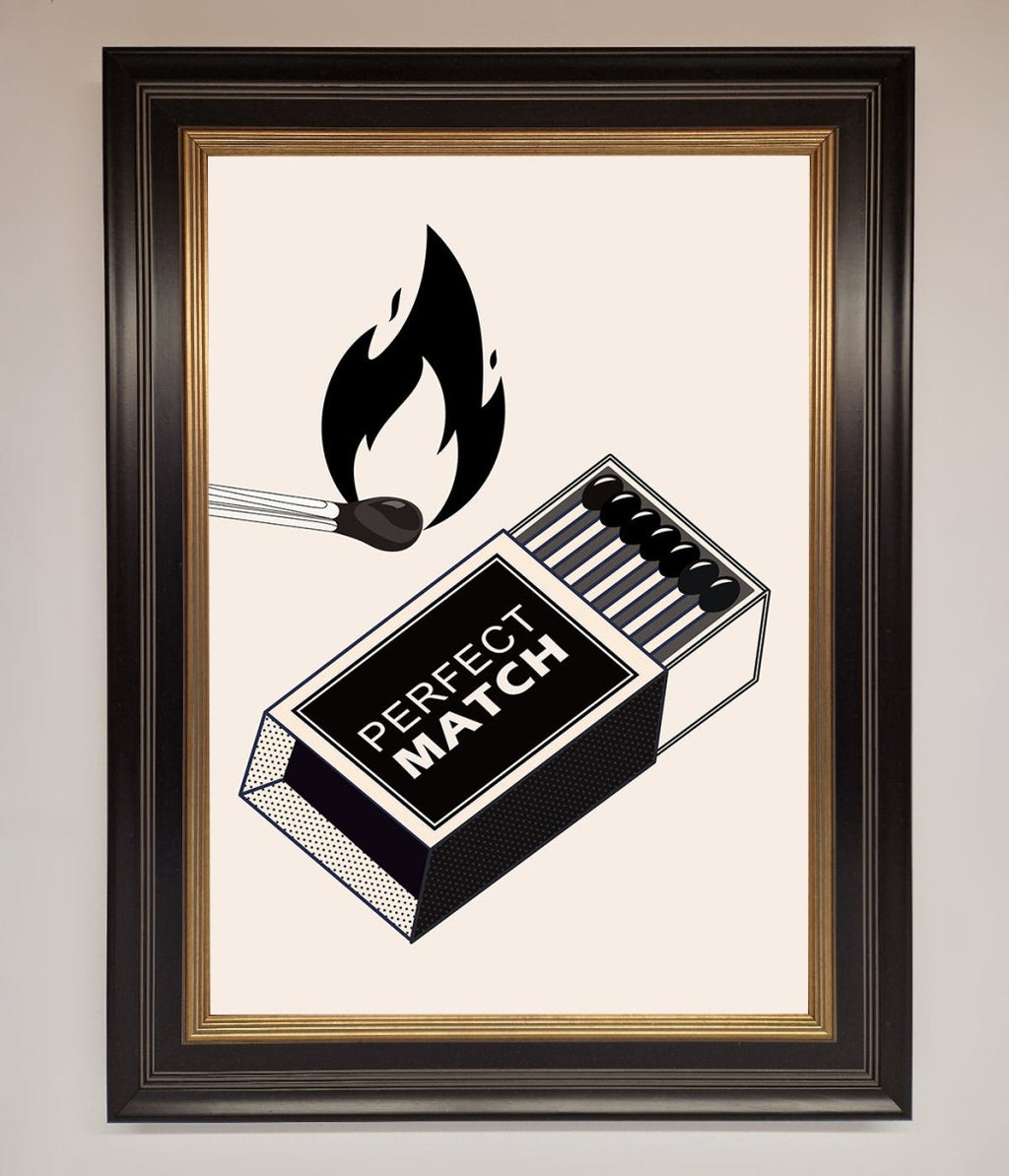 Perfect Match Framed Print-18