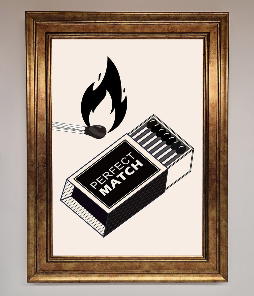 Perfect Match Framed Print-13