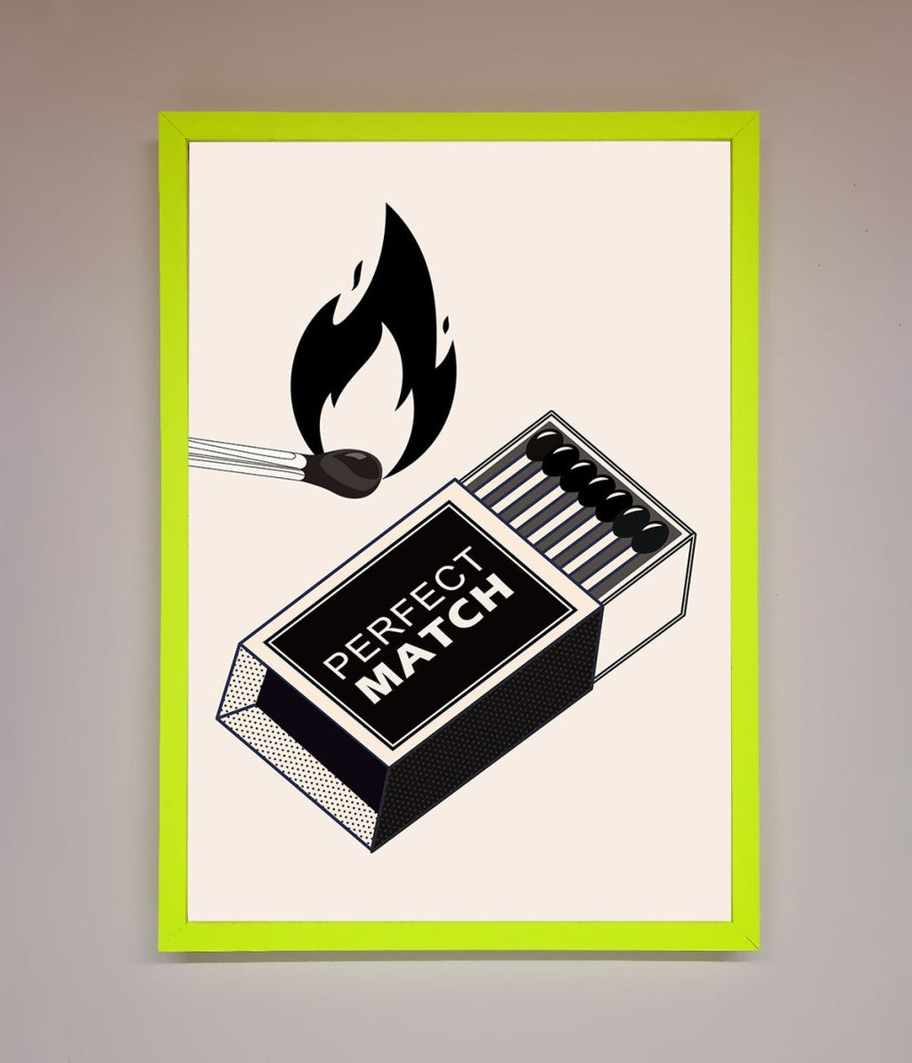 Perfect Match Framed Print-8