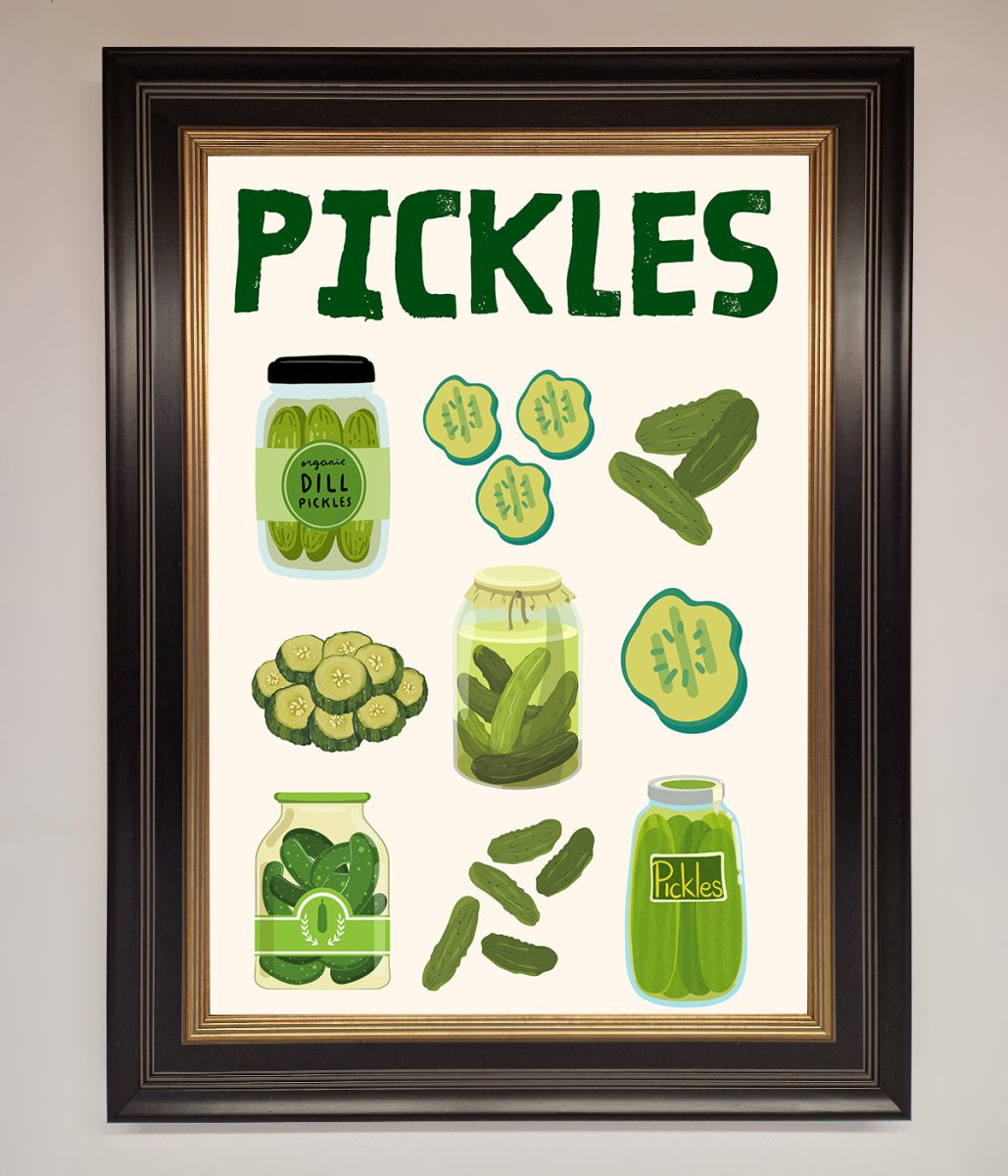 Pickle Lover Framed Wall Art-9