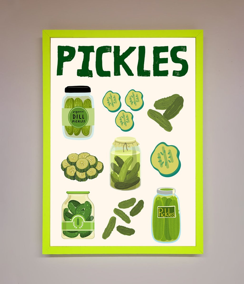 Pickle Lover Framed Wall Art-0