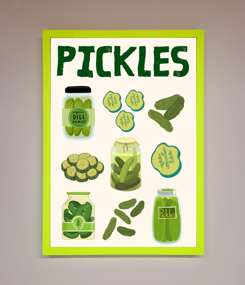 Pickle Lover Framed Wall Art-0