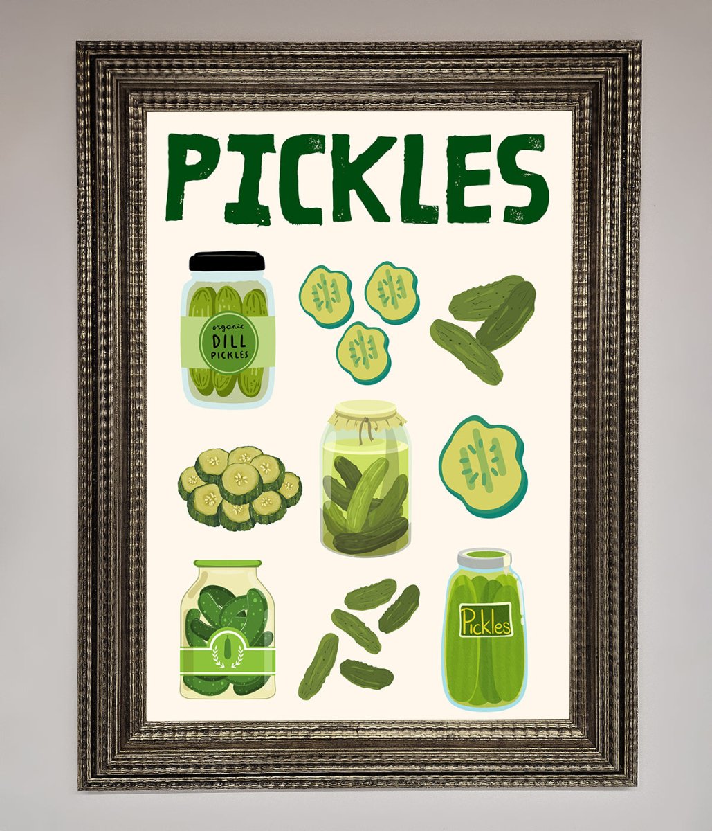Pickle Lover Framed Wall Art-16