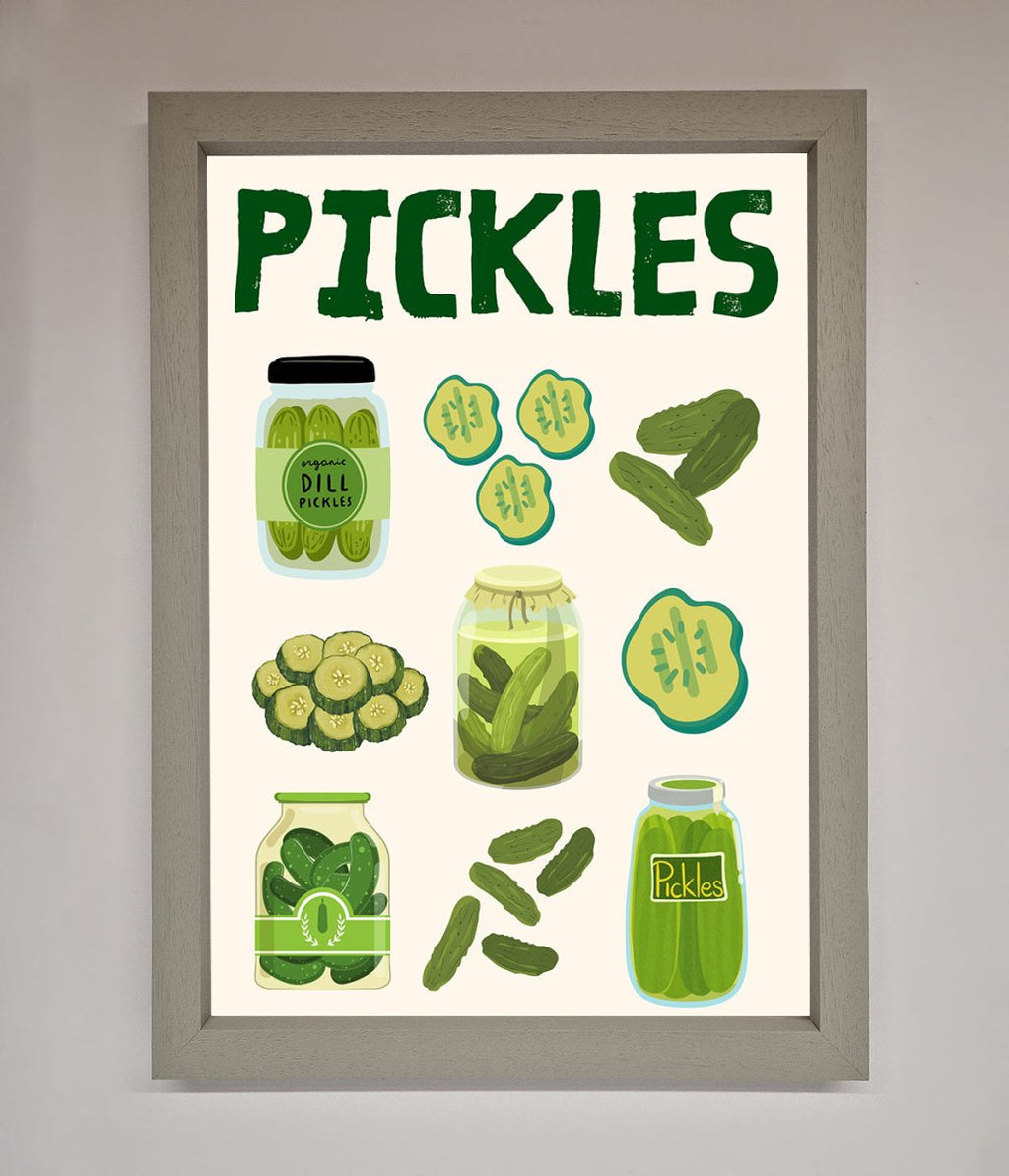 Pickle Lover Framed Wall Art-3