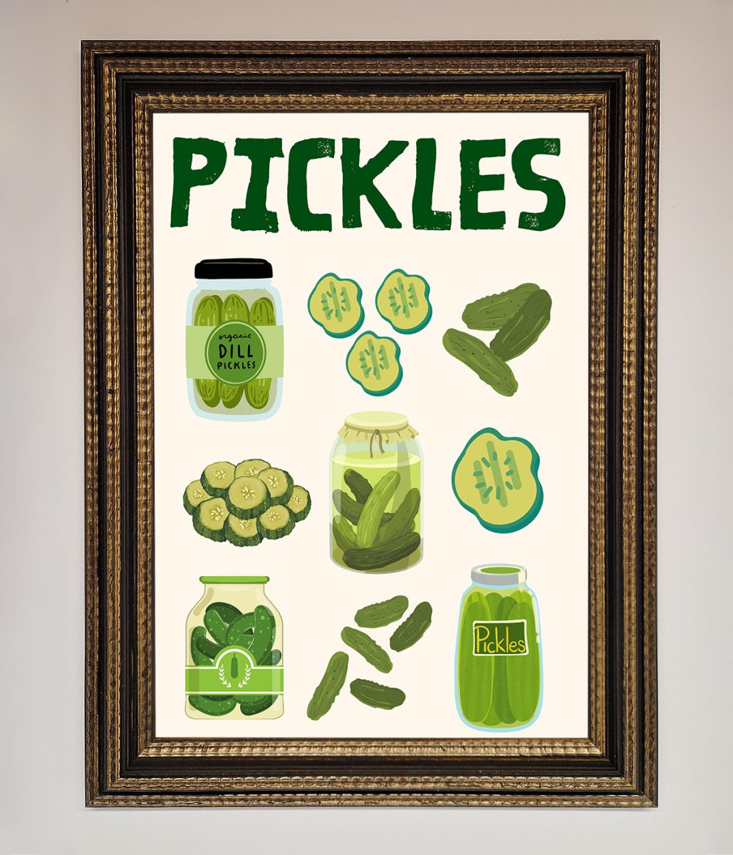 Pickle Lover Framed Wall Art-18