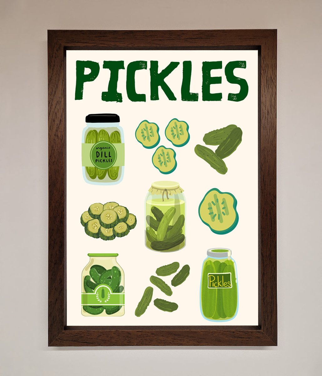 Pickle Lover Framed Wall Art-10