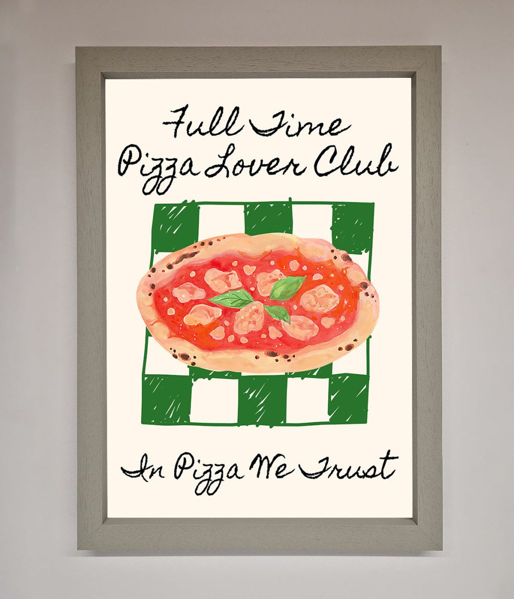 Pizza Lover Club Framed Wall Art-3
