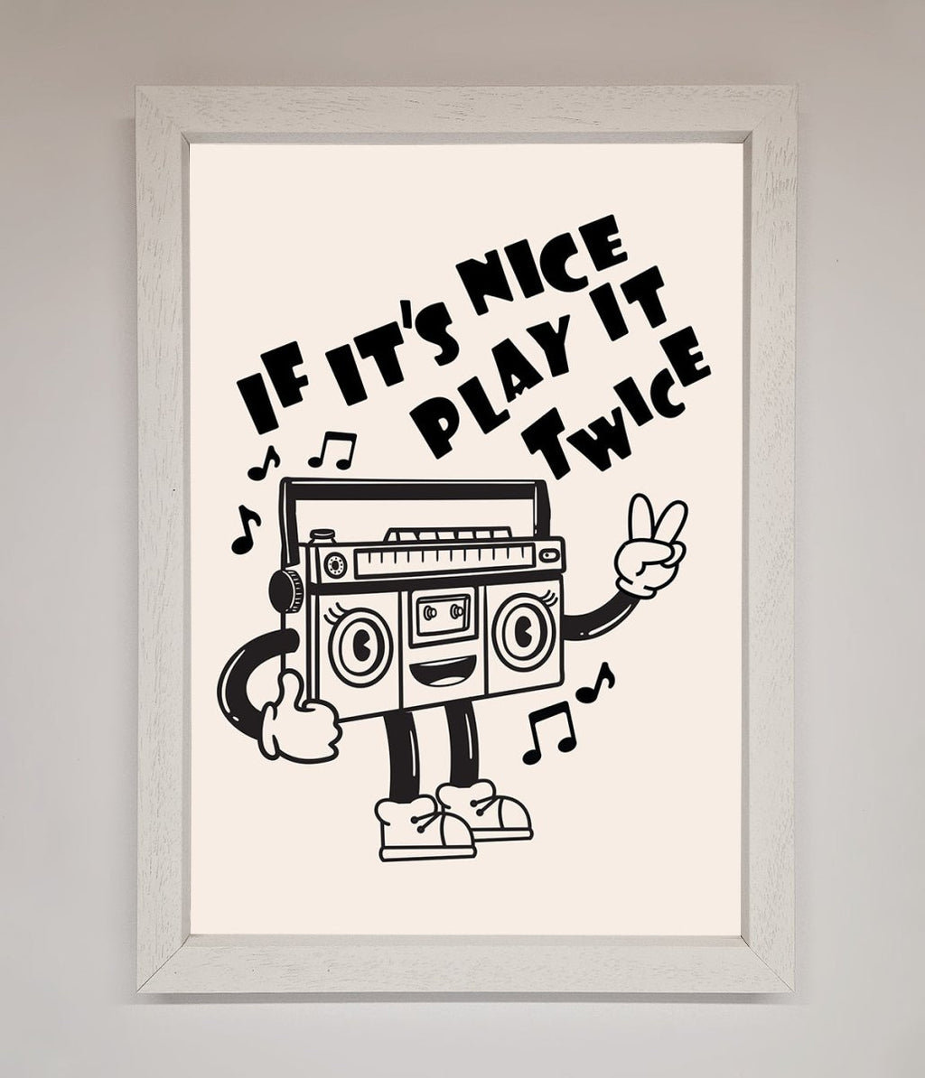 Play Twice Framed Wall Art-2