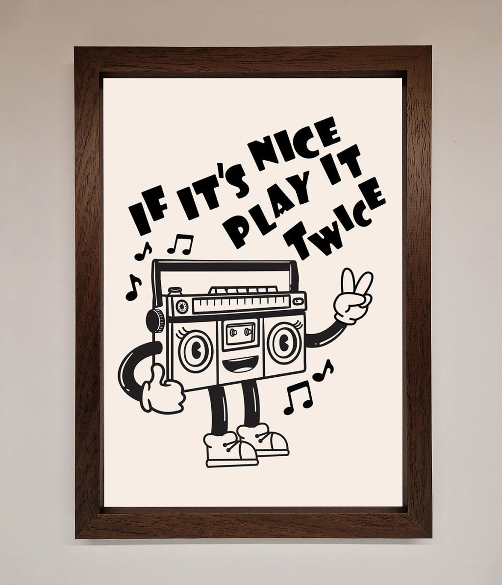 Play Twice Framed Wall Art-18
