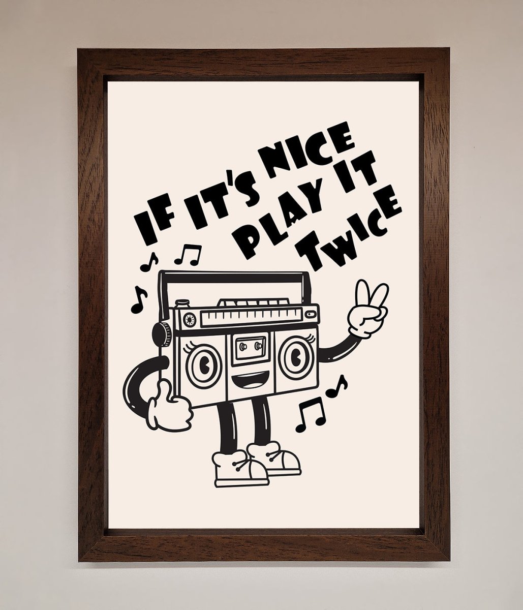 Play Twice Framed Wall Art-18