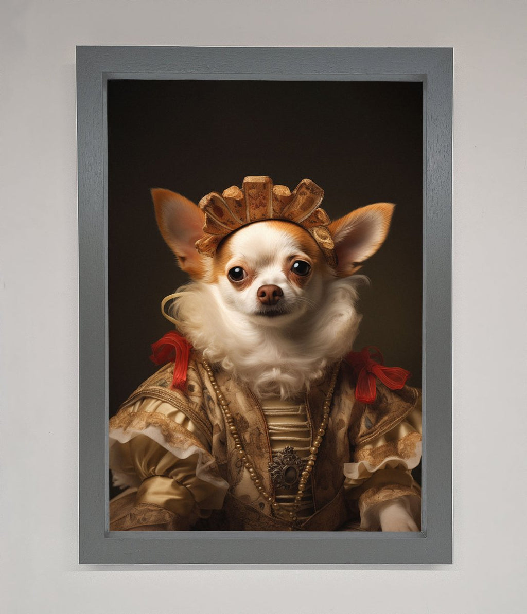Renaissance Chihuahua Framed Print-17