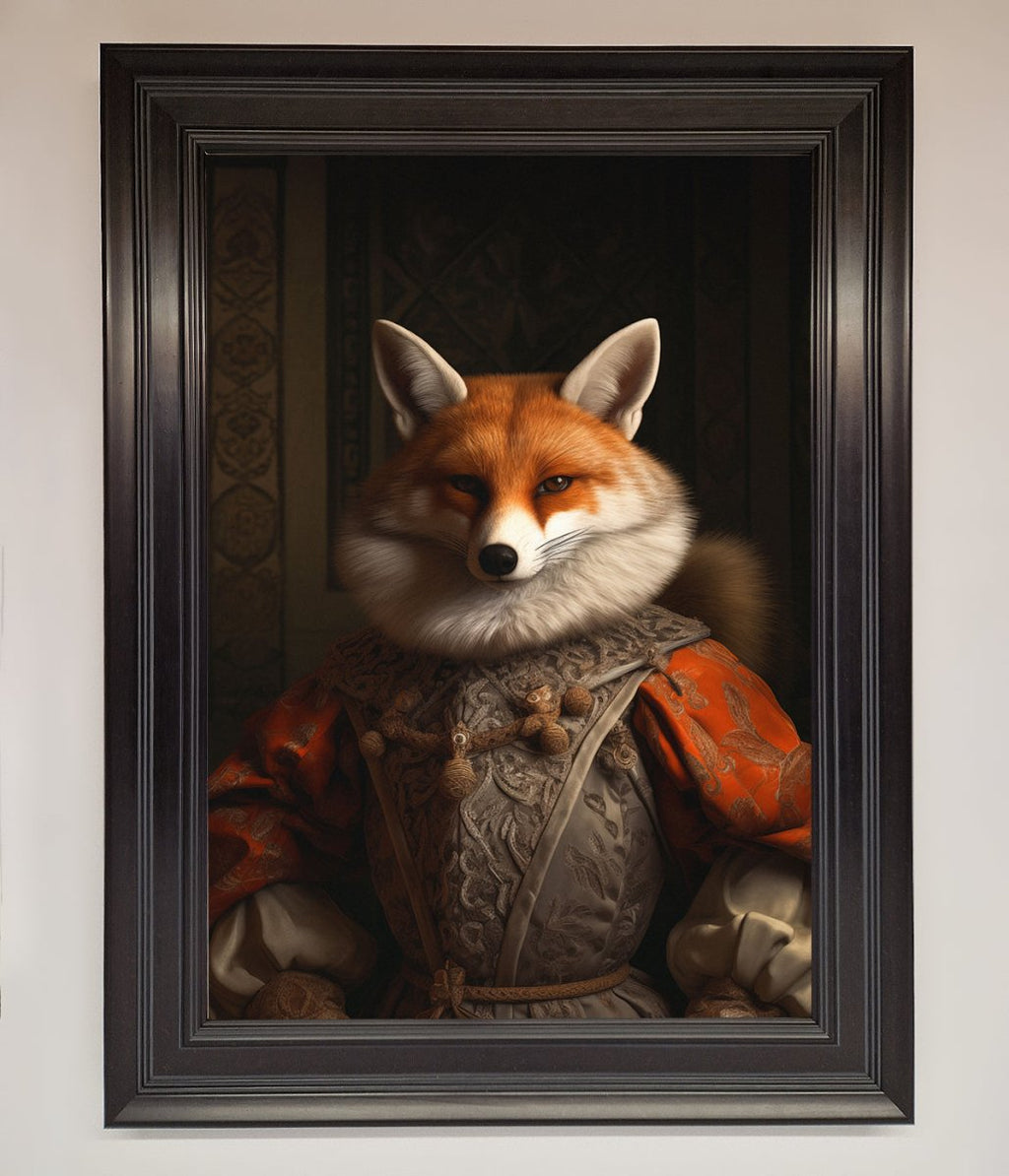 Renaissance Fox Framed Poster-16