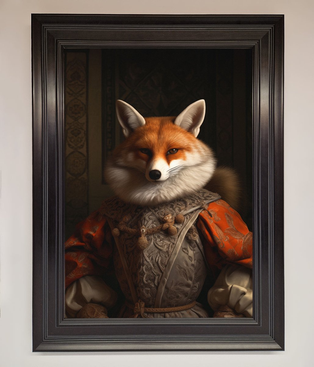 Renaissance Fox Framed Poster-16