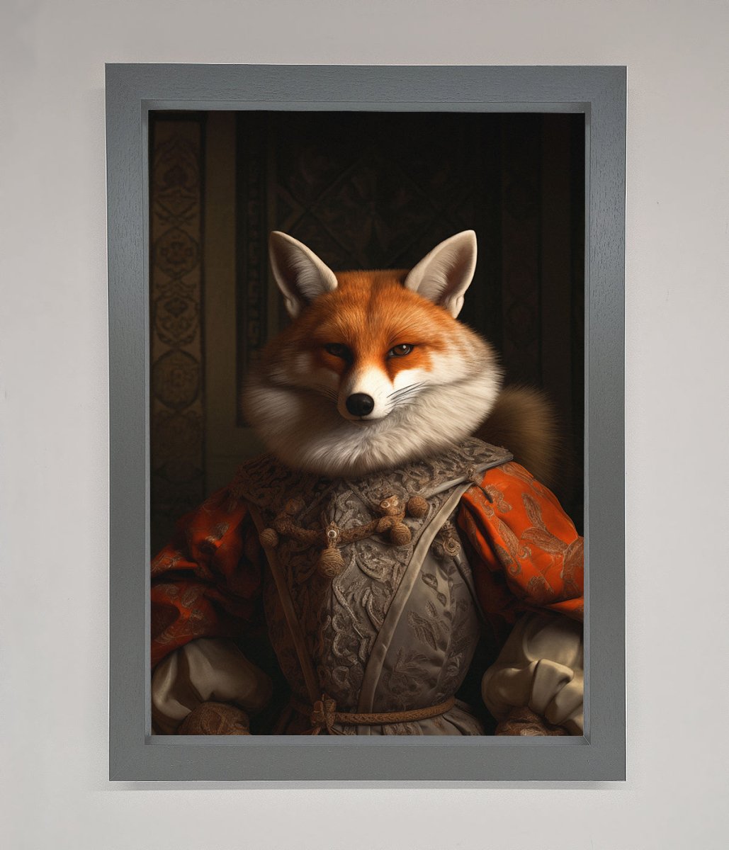 Renaissance Fox Framed Poster-4
